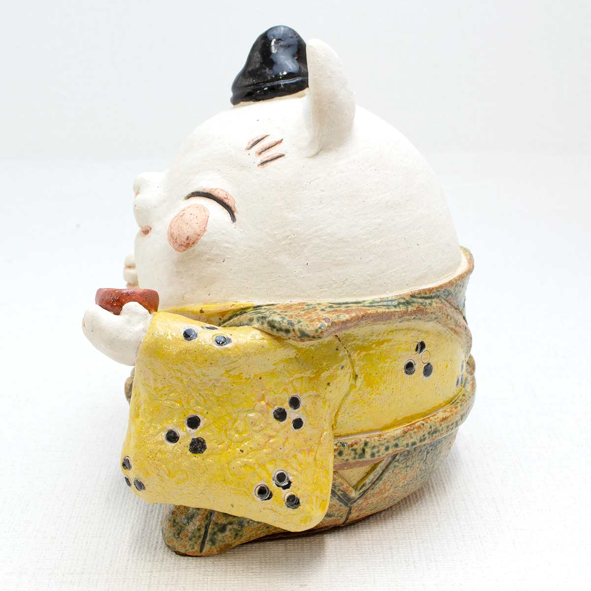 楽天市場】雛陶人形猫雛 竹内文子作 ネコ雛 ねこ雛 竹内文子作ひな人形