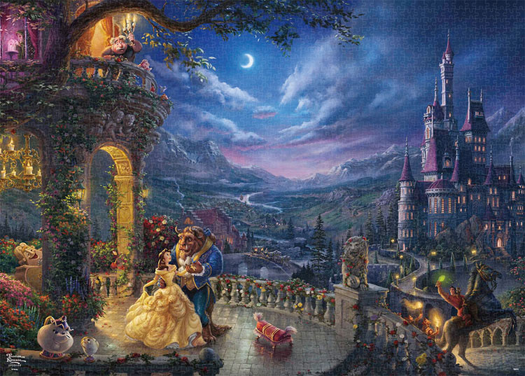 楽天市場】ジグソーパズル 2000ピース Beauty and the Beast Dancing