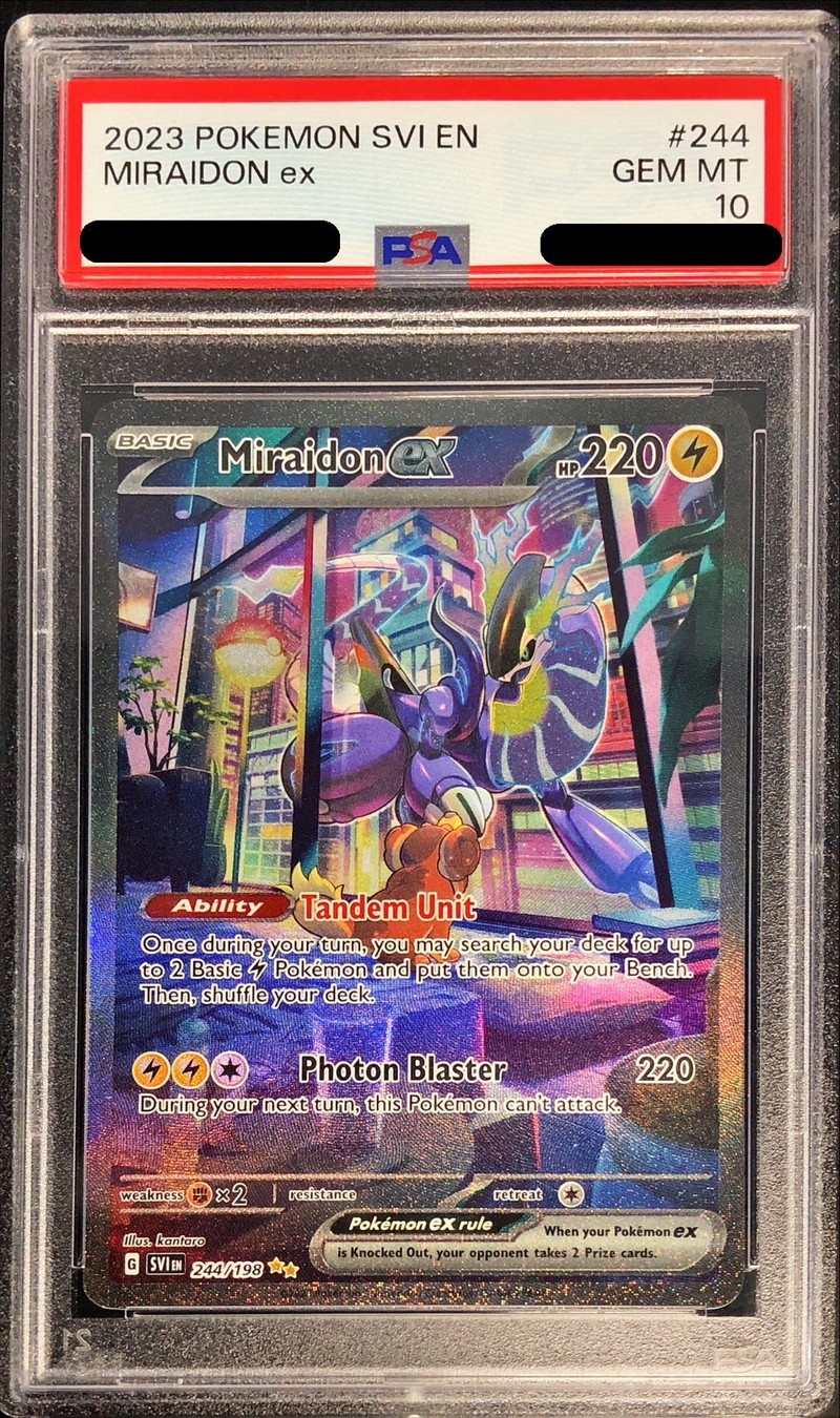 PSA10鑑定済〕ミライドンex(英語版/SAR仕様)【-】{244/198}
