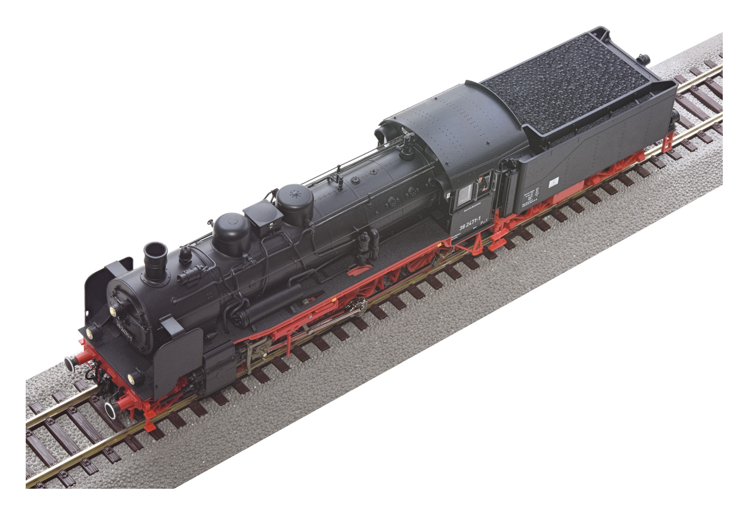 Roco 71381 鉄道ゲージ H0 DR BR 38 蒸気機関車、時代 IV