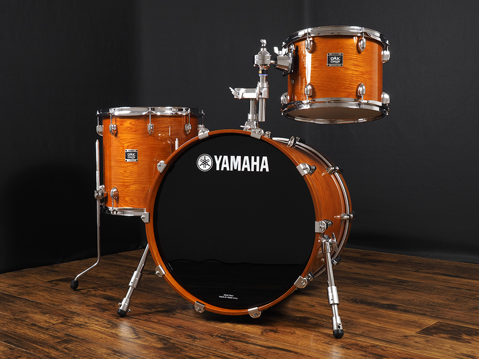 YAMAHA Oak Custom Drum set BD20”x17”、TT12”x9”、FT14”x14” 【Made