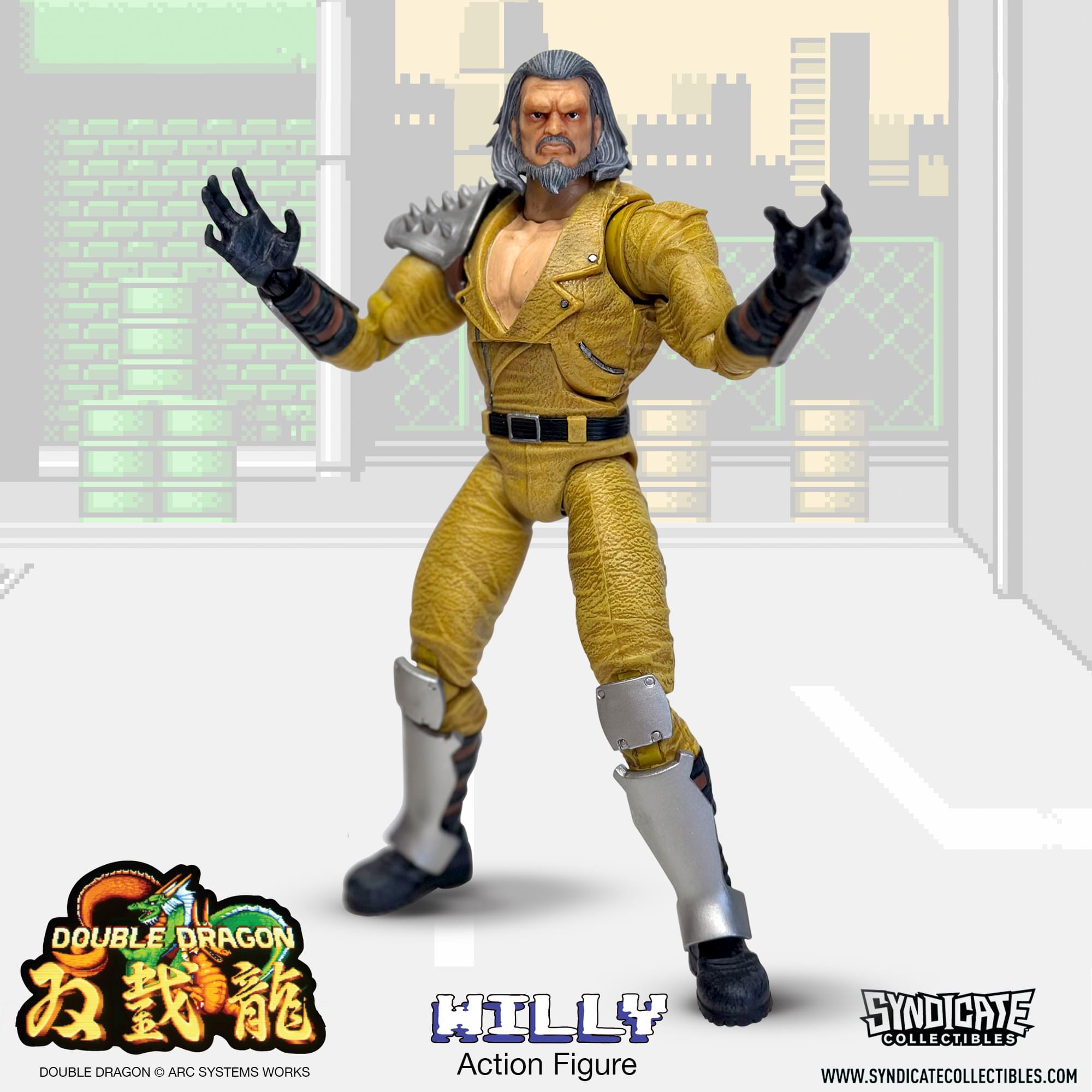 Double Dragon Willy Action Figure | Free Shipping