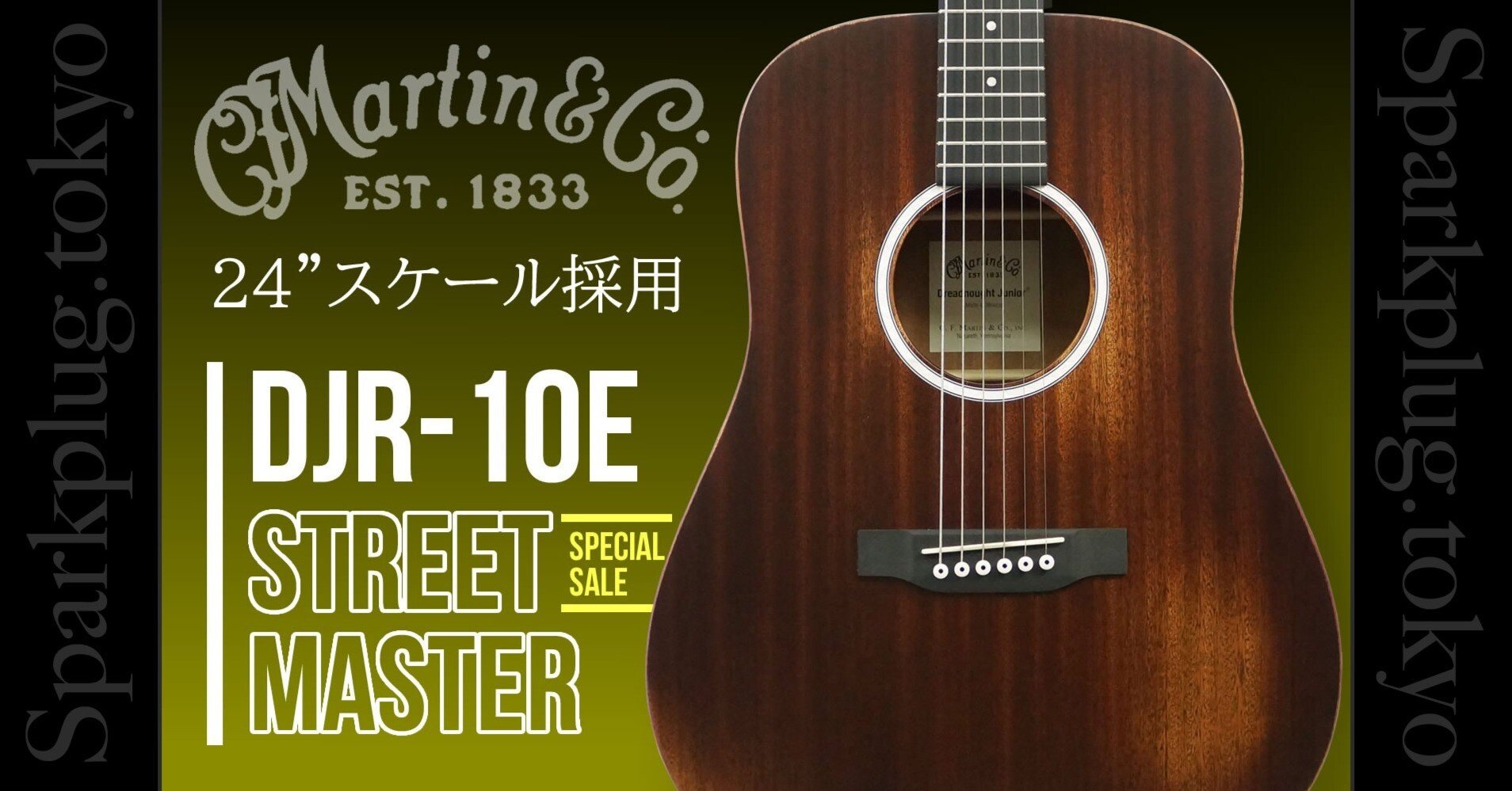 長年弾いてきた相棒のような安心感が魅力の、マーティン「DJR-10E