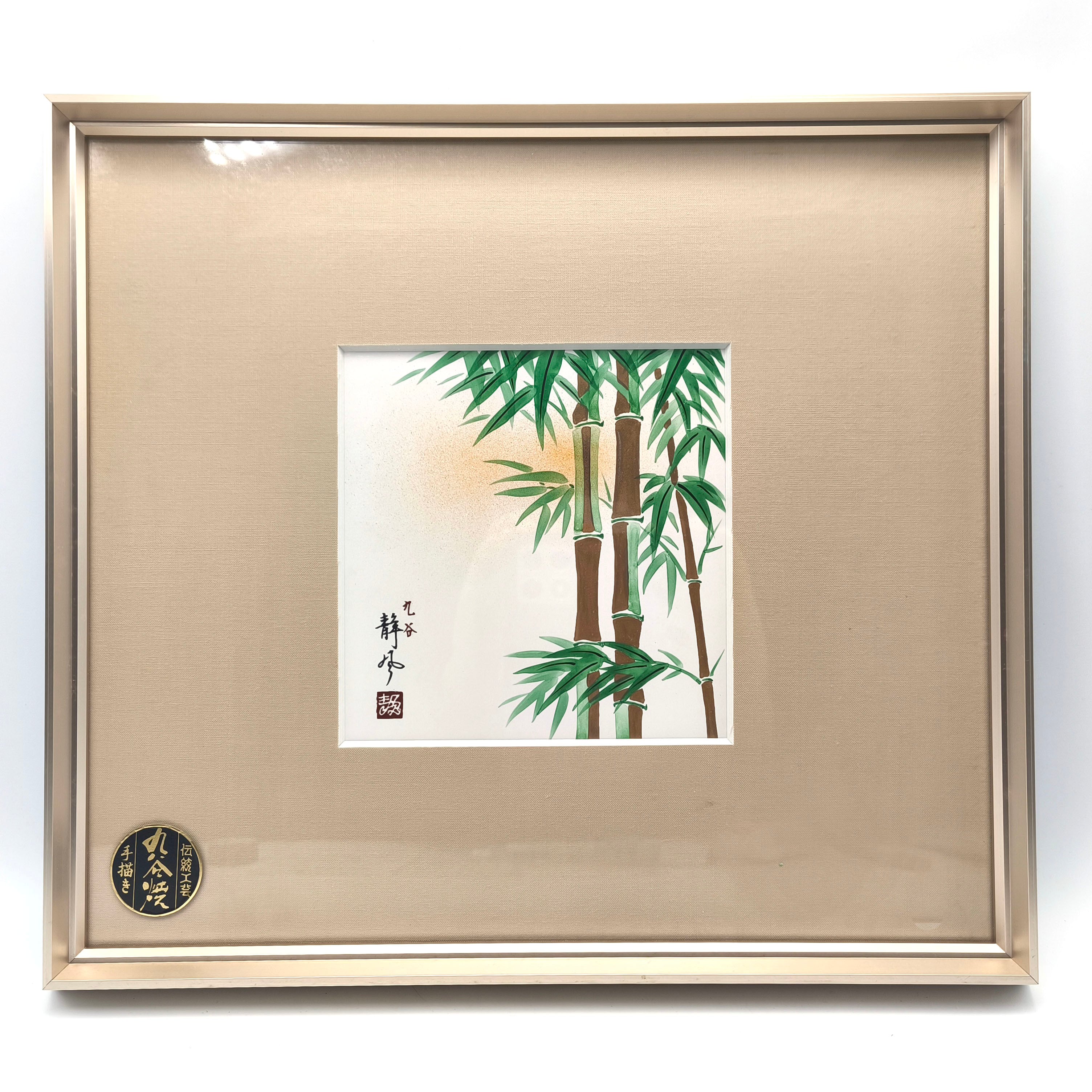 ジムトンプソン・JIM THOMPSON・象柄・タイシルク・スカーフ・額入・No