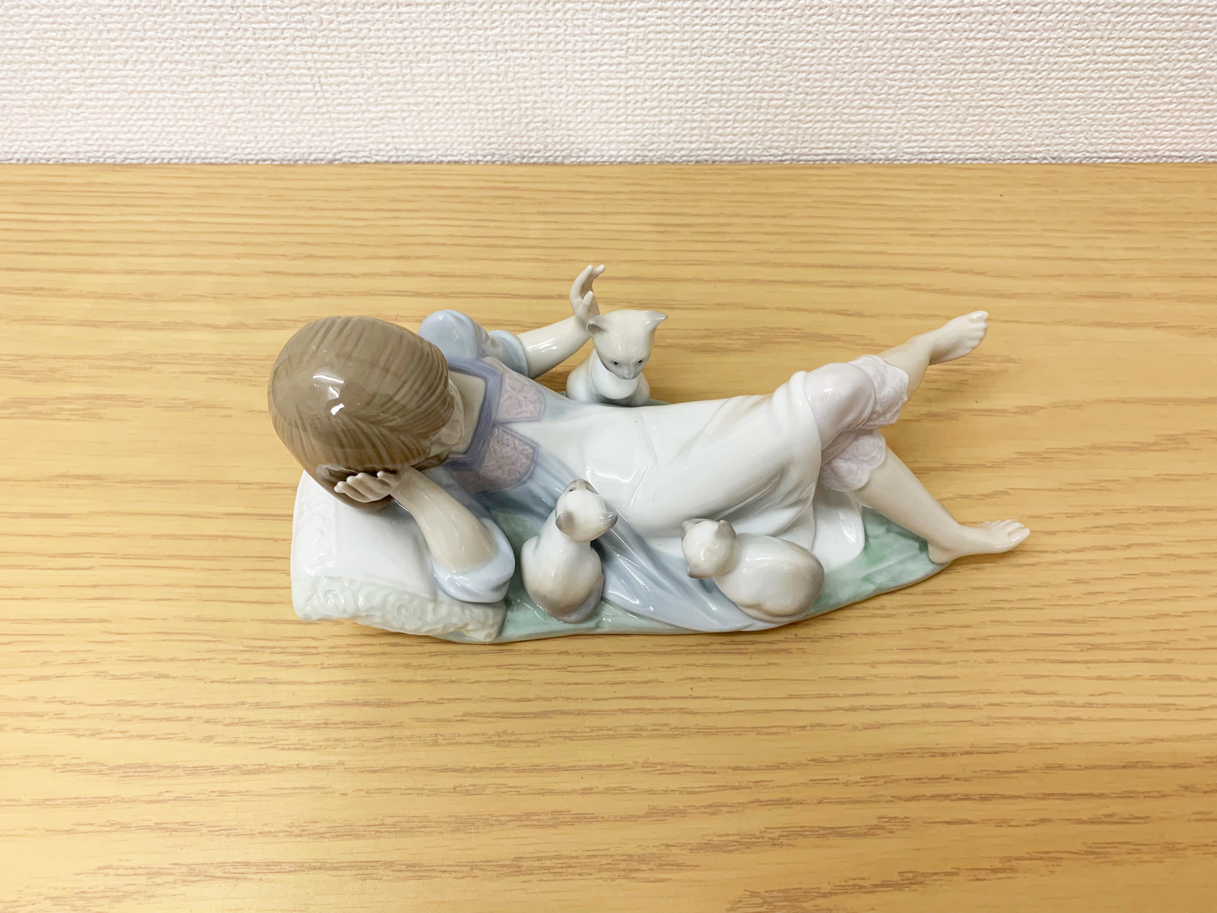お昼寝させて（LLADRO / リヤドロ） | 猫本サロン 京都三条サクラヤ