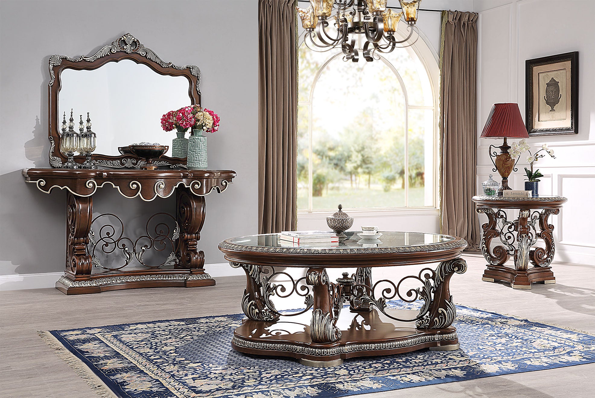 Versailles Console table with mirror by Mollai Collections– BEL