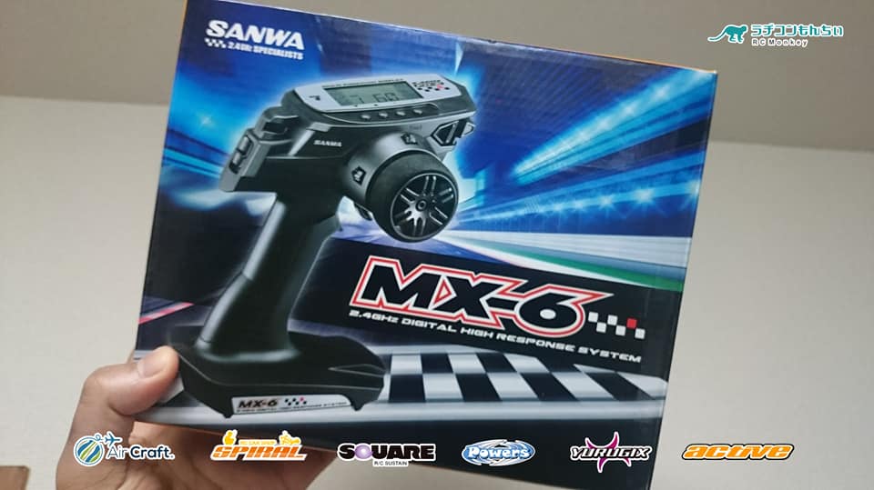 サンワ 最新エントリープロポ「MX-6」レビュー その1|ラジコンもんちぃ