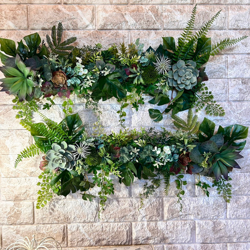 光触媒 人工観葉植物 ウォールグリーン フェイクグリーン 壁掛け