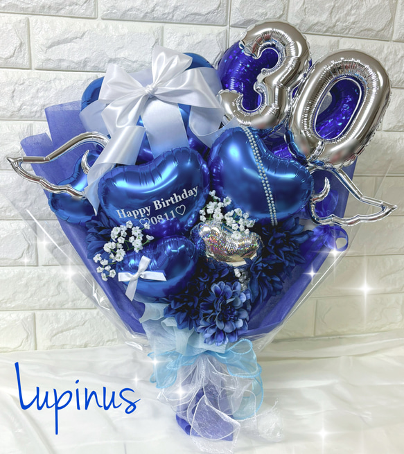 推し活】バルーンブーケ 2文字 卒業式 成人式 アートフラワー