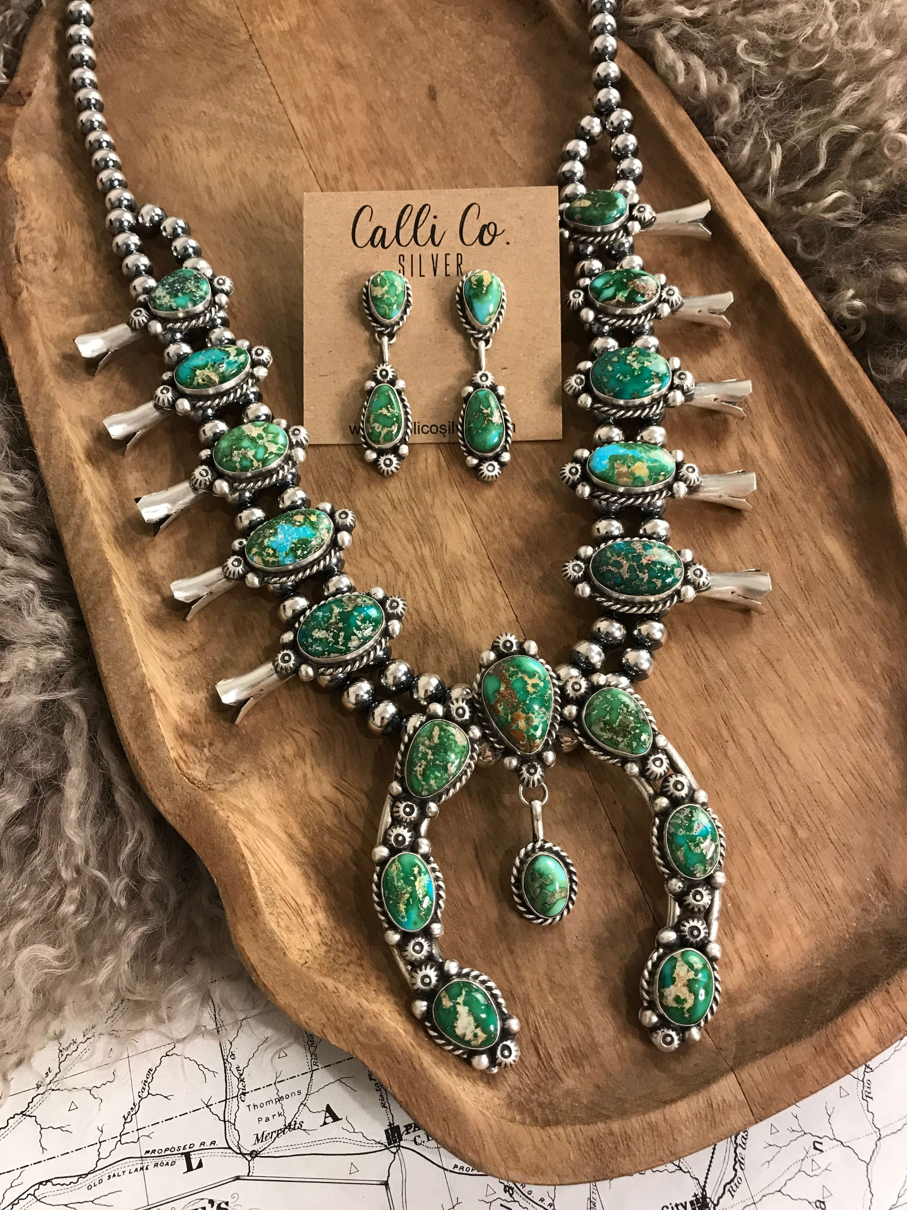 Cotulla Squash Blossom Heirloom Necklace | Calli Co. Silver | Fort