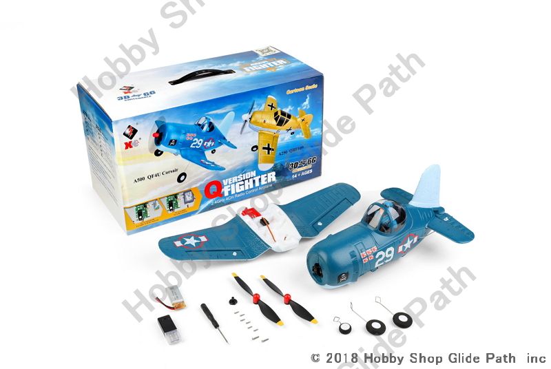 U99飛行機 XK A500 F4U Corsair ビア樽飛行機 3D-6Gジャイロ搭載