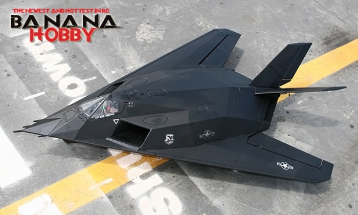 Banana Hobby - 6 CH Sky Flight Hobby F-117 Stealth Fighter V2 RC