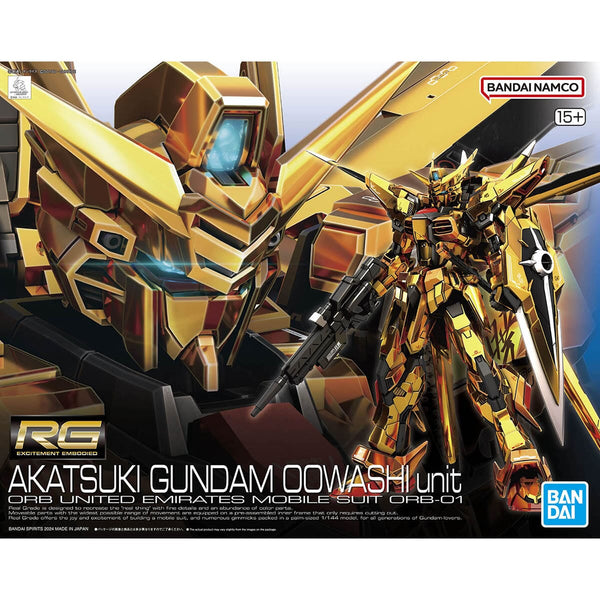 RG 1/144 #41 ORB-01 Akatsuki Gundam (Oowashi Unit) – USA Gundam Store