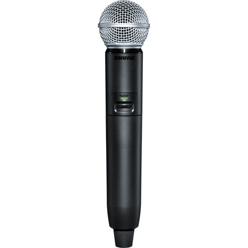 Shure GLXD2+/SM58=-Z3 Dual-Band Wireless Handheld Transmitter with