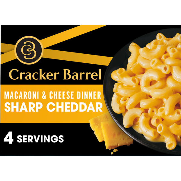 Cracker Barrel Sharp Cheddar Macaroni & Cheese Dinner Same-Day
