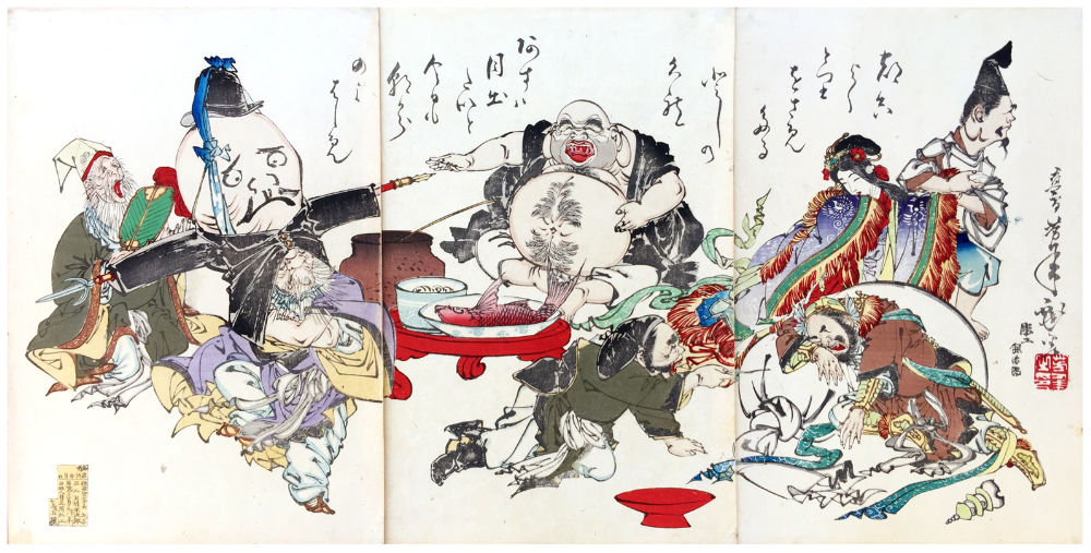 七福神とは？福を招く神様たちに日本美術で出会う！ | イロハニアート