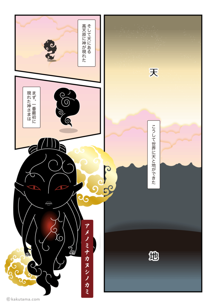 天地開闢（03）アメノミナカヌシ - 漫画で絵・古事記