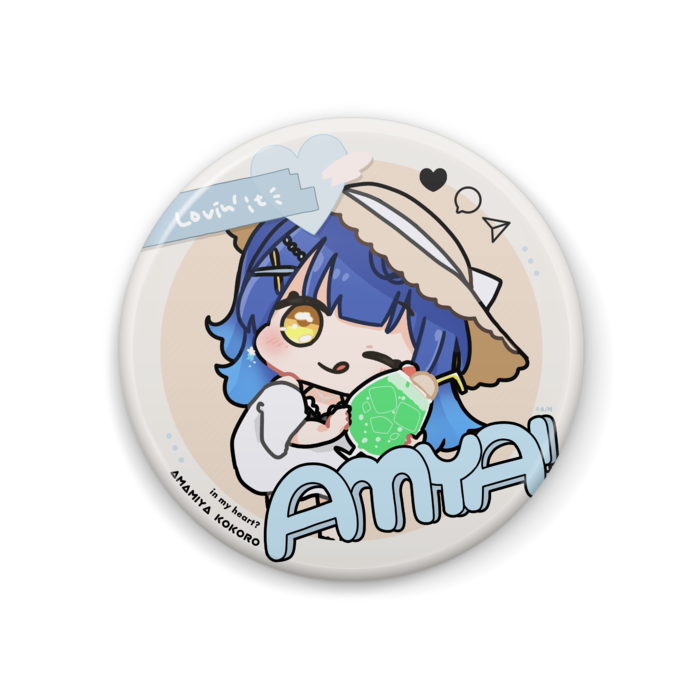 天宮こころ 夏グッズ2023/缶バッジ - にじさんじ公式 - BOOTH