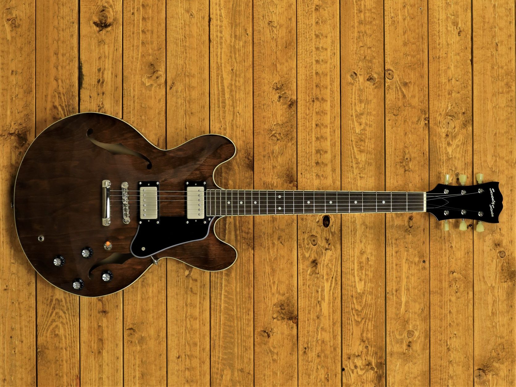 Seventy Seven Exrubato Std, Antique Brown (SOLD) – Guitar Gandhi