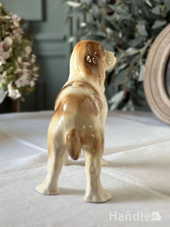 イギリスから届いたアンティークのフィギュリン、表情が優しい