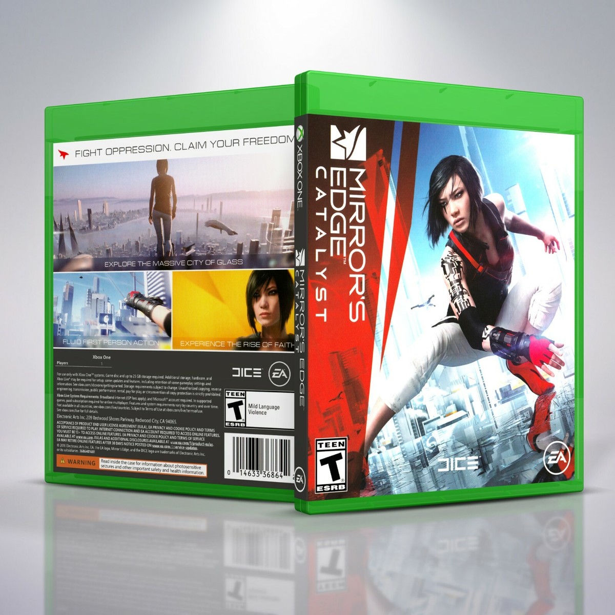 Mirror's Edge: Catalyst - Replacement Xbox One Cover and Case. NO