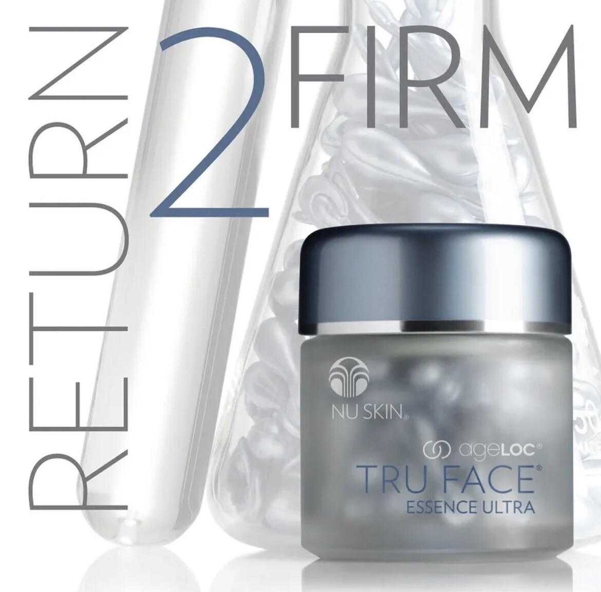 Nu Skin NuSkin ageLOC Tru Face Essence Ultra 60 Capsules NEW STOCK