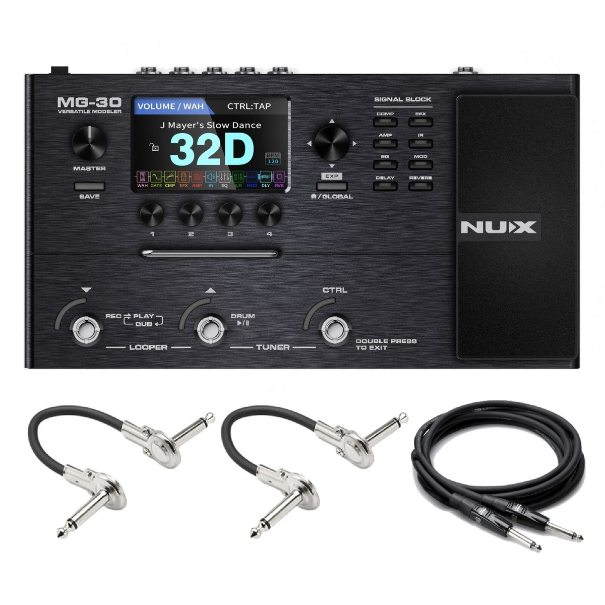 New NUX MG-30 Versatile Modeler Multi Effects Guitar Processor