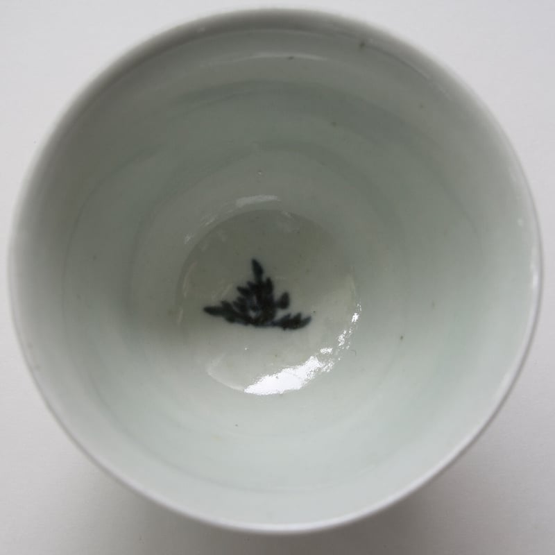 S-14 古伊万里 KOIMARI 染付人参文 広東形 蕎麦猪口 | imarimaru