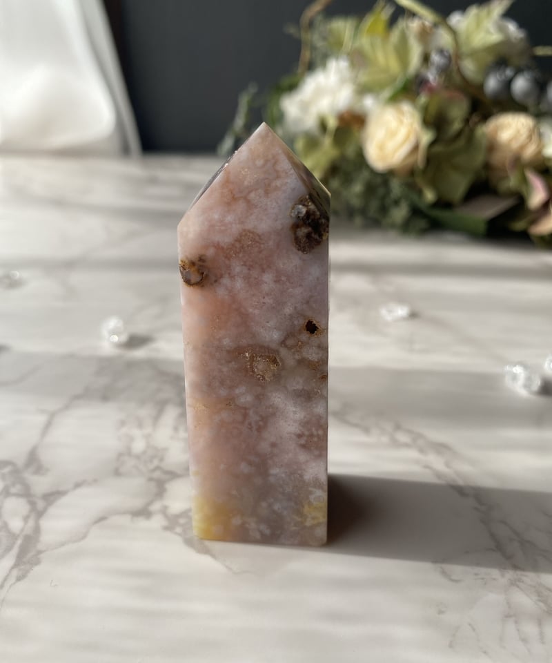 良縁や誠実な愛を引き寄せる】ピンクアメジスト×桜瑪瑙 共生ポイント