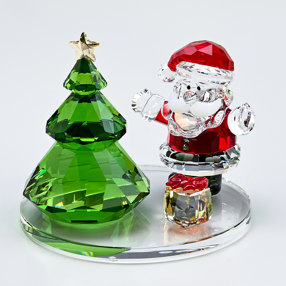 スワロフスキー クリスマス クリスタル 置物 クリスマスツリー