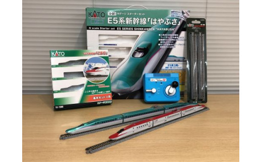 J022-25 鉄道模型【Nゲージ】E5系「はやぶさ」+E6系「こまち」スタート