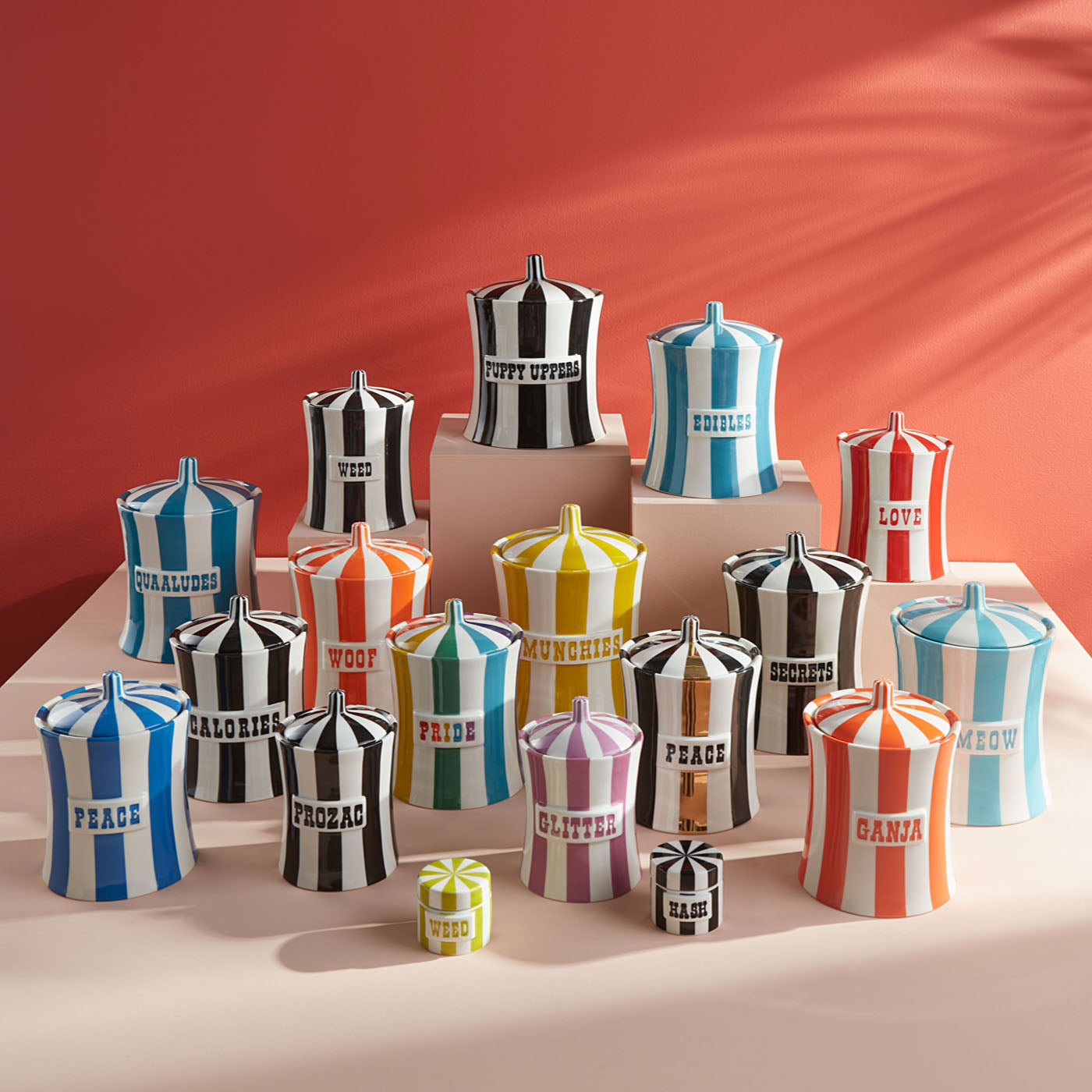 Vice Love Canister in Porcelain | Jonathan Adler