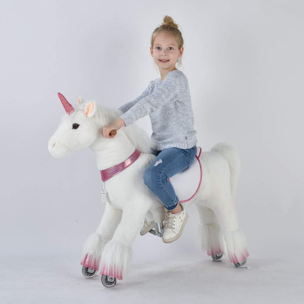 Amazon.co.jp: Ufree horse、動く馬、乗用玩具、ミディアムサイズ木馬