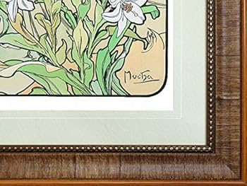 Amazon.co.jp: アルフォンス・ミュシャ『リリー(百合) 四つの花