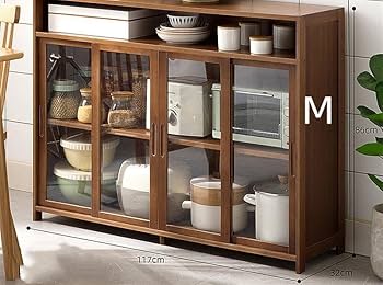 Amazon｜食器棚 サイドボード キャビネット キッチンボード リビング