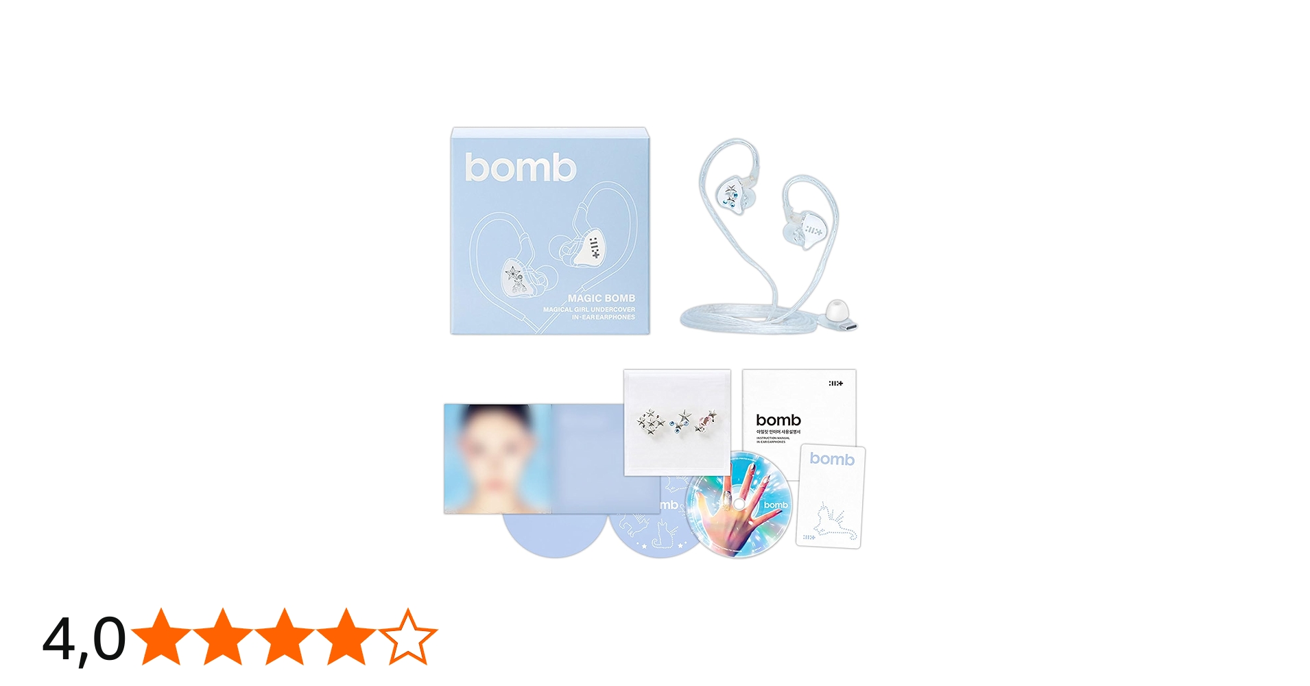 ILLIT - 3rd Mini Album [bomb] (Merch ver.) Outbox + In-Ear