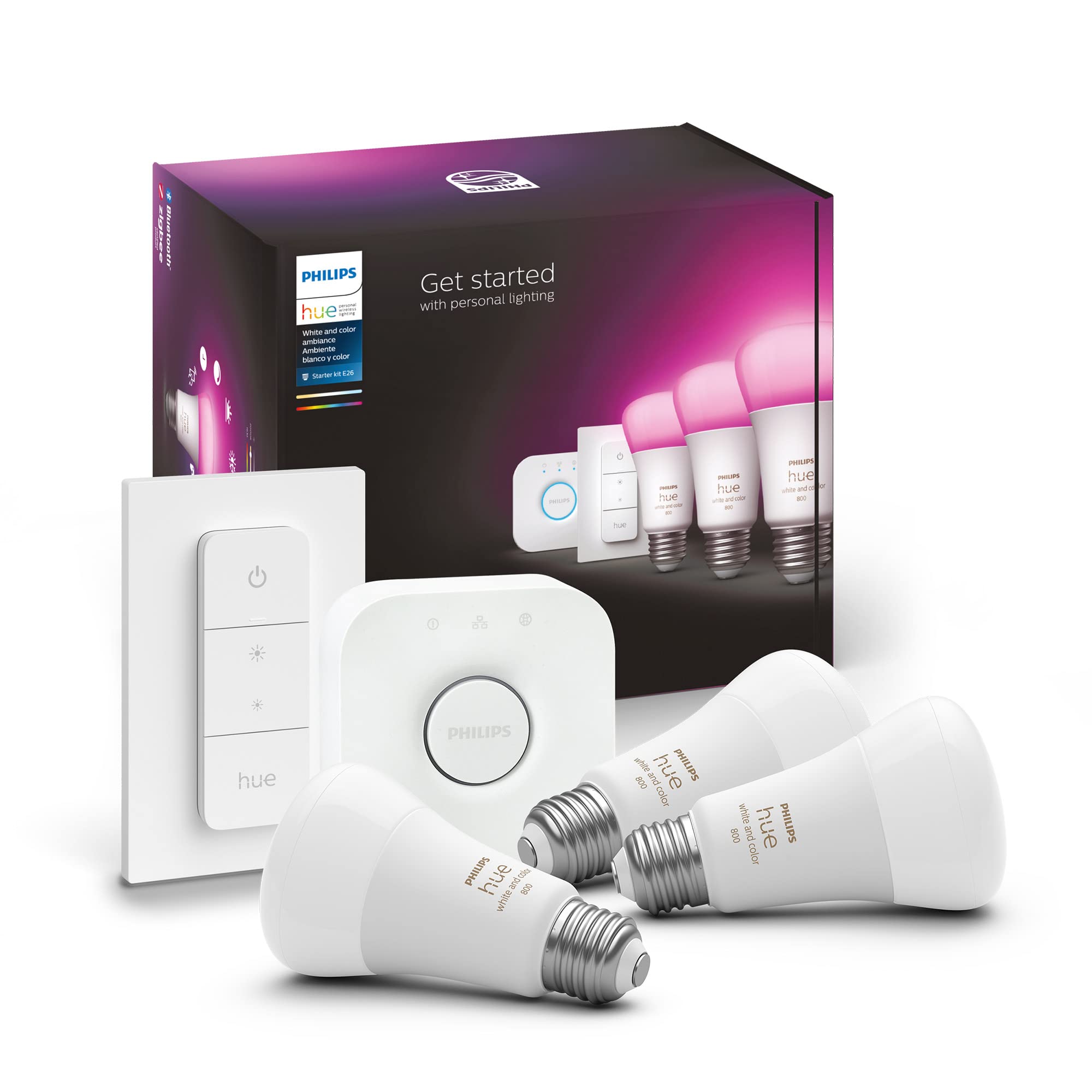 Philips - Hue White & Color Ambiance LED Starter Kit - 3