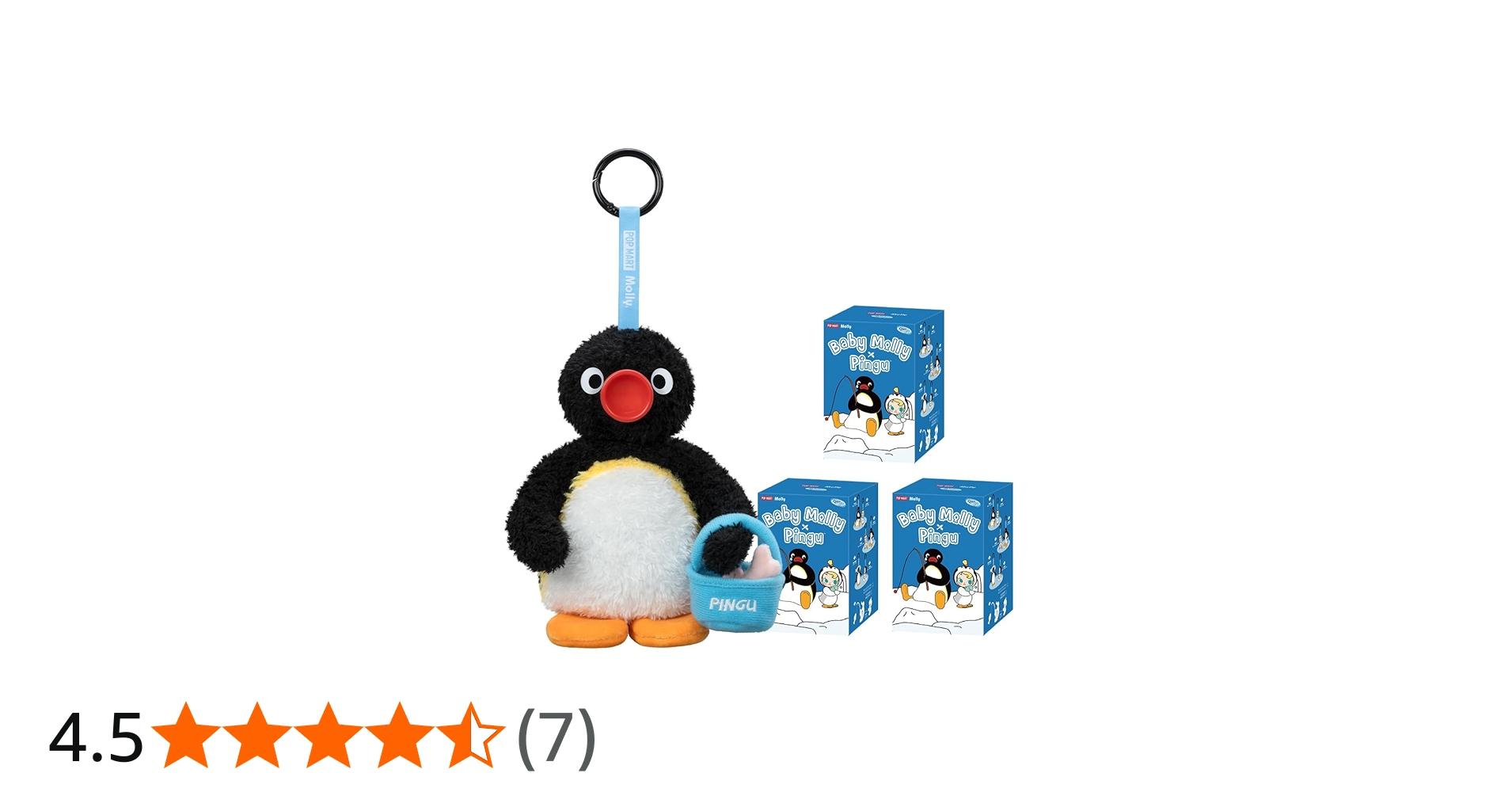 Amazon.co.jp: POP MART Baby Molly × Pingu Happy Fishing シリーズ
