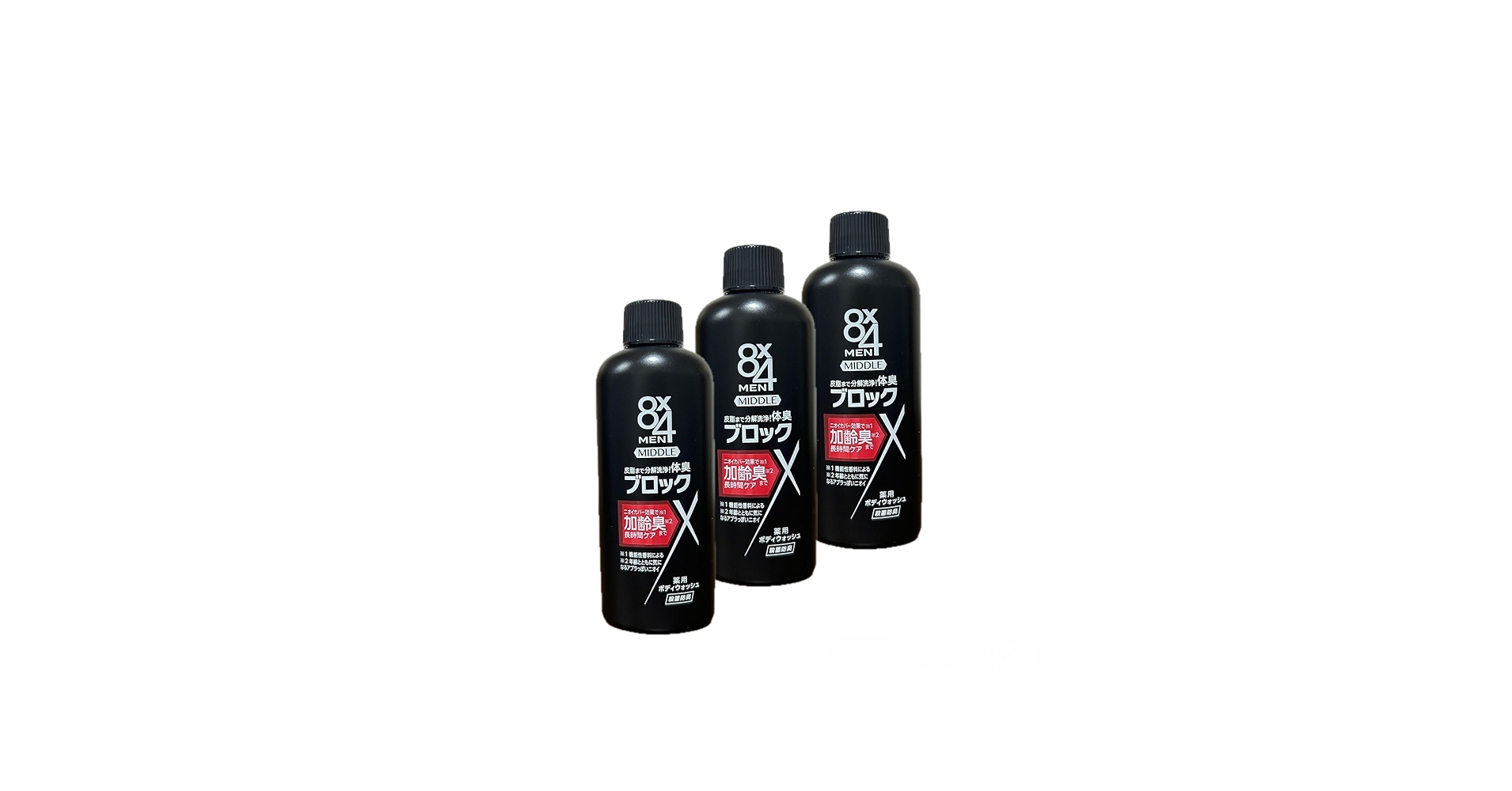 Amazon | エイトフォーメン 8×4 MEN ミドルボディウォッシュ 花王 45ml