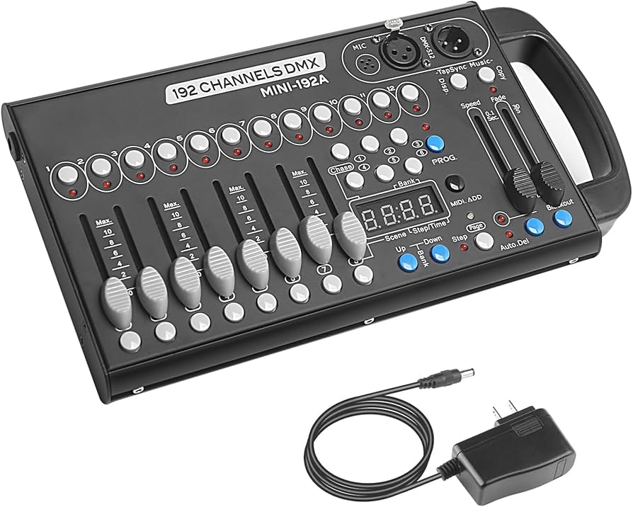 Amazon.co.jp: DMXコントローラー - LEDライト用192チャンネルDMX