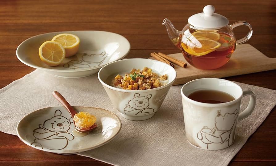 Amazon｜ディズニー 「 くまのプーさん 」 プーさん ペア カレー皿