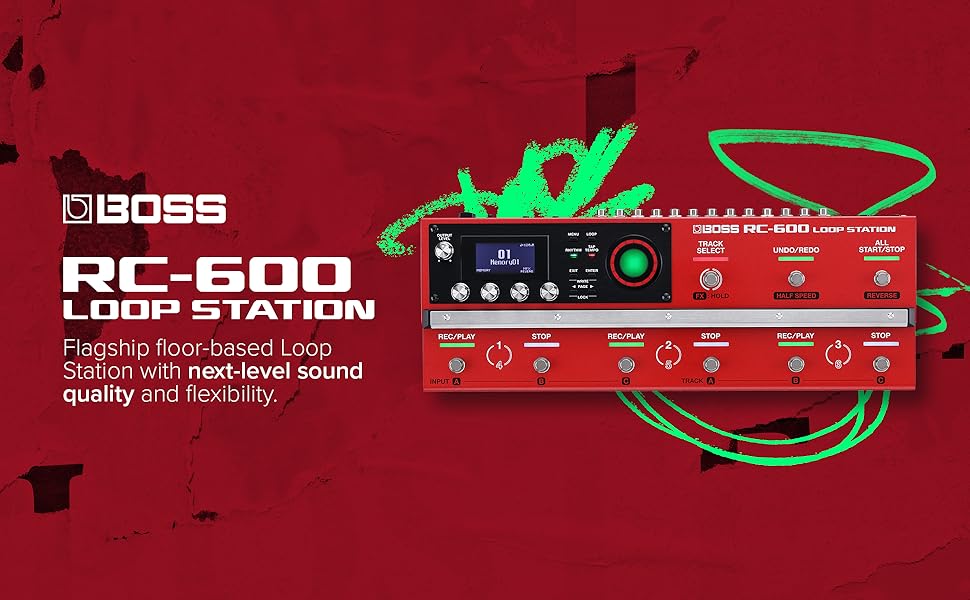 Amazon.com: BOSS RC-600 Floor-Based Loop Station for Looping