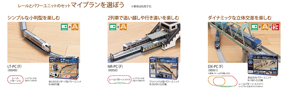 Amazon | TOMIX Nゲージ マイプラン NR-PC F レールパターンA+B 90950