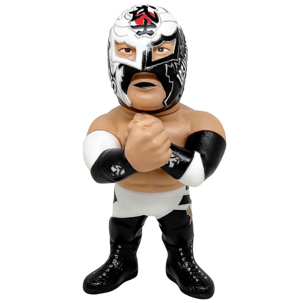 16dソフビコレクション026 新日本プロレス BUSHI [白黒コスチューム