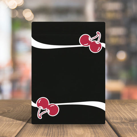 Cherry Casino V3 True Black Playing Cards - Nikhils Magic
