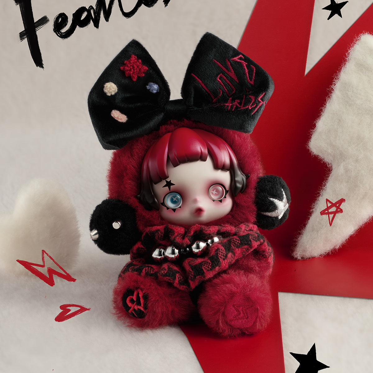 SKULLPANDA Plush-6kHz - POP MART (Japan)