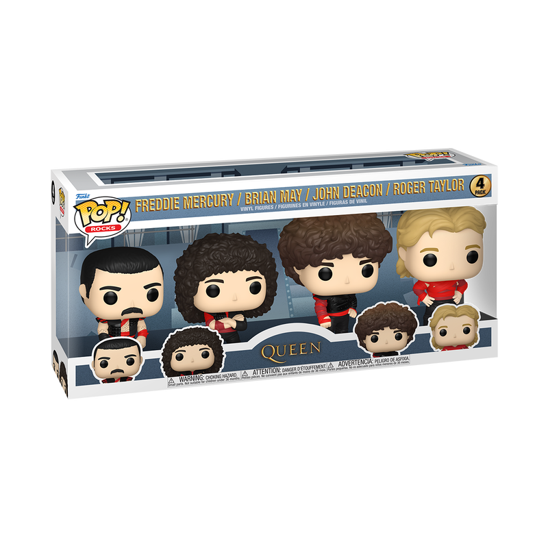 QUEEN - RADIO GA GA - 4 PACK FUNKO POP! ROCKS – Rock & Roll Hall