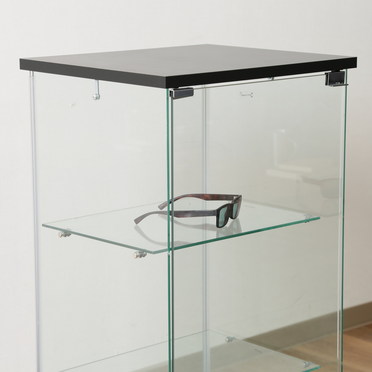 コレクションケース 3段 幅42.5cm 4面ガラス ショーケース