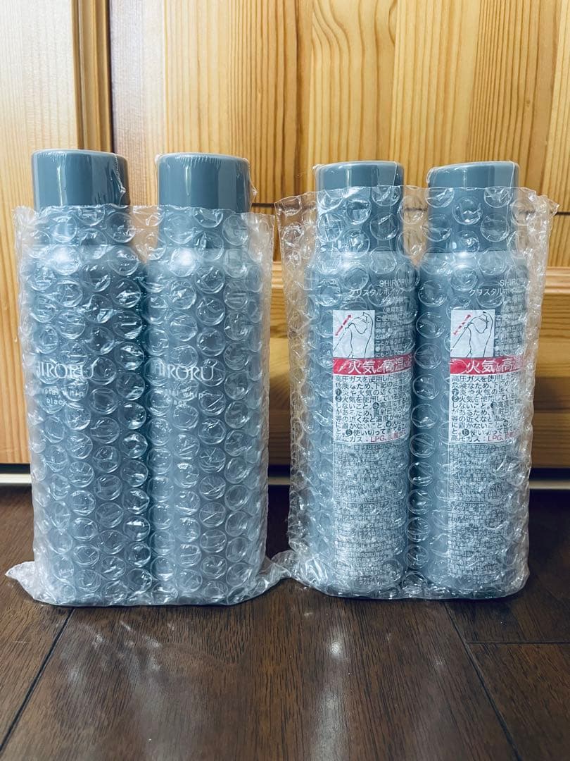 SHIRORU クリスタルホイップ ブラック4本セット SHIRORU シロル crystal white black 洗顔料 クリスタルホイップ