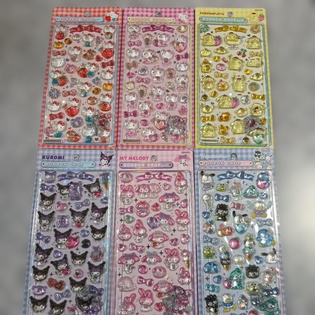 正規品 サンリオボンボンドロップシール 第2弾 6枚 楽天市場】ボンボンドロップシール 第2弾 qli_91051_91056 クーリア 再